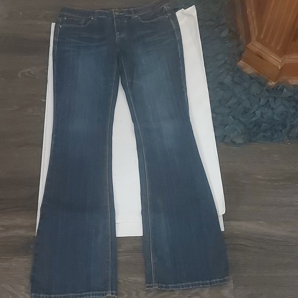 Express Blue Denim Bootcut Jean 4 Classic Casual Bohemian Costal Cowgirl Western